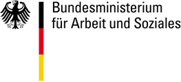 Logo: Bundesministerium für Arbeit und Soziales